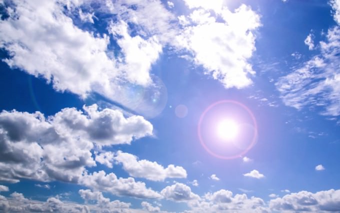 What do clouds look like?