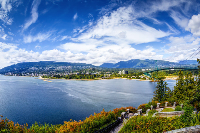 カナダ・バンクーバーのスタンレーパークの景色