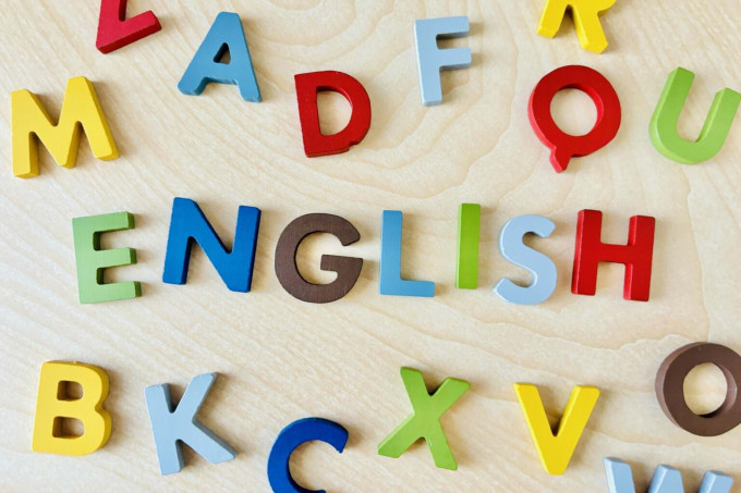 Englishの文字のパズル