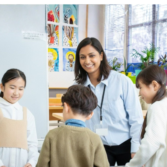 マレーシア親子留学中のお子様の授業の様子
